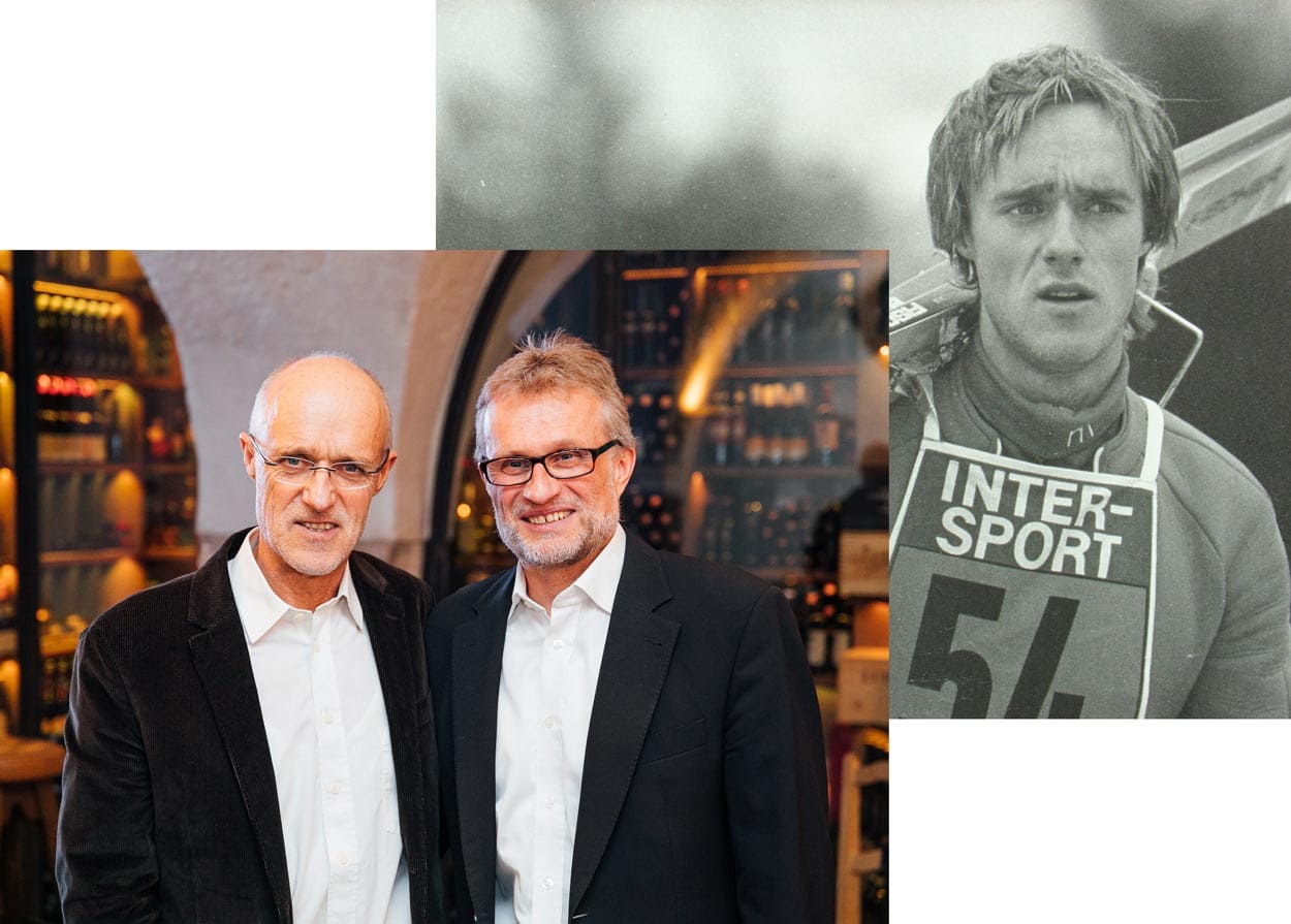 Toni Innauer und Wolfgang Schwarzmann – Gründer von Innauer + (f)acts Sportmarketing Agentur in Innsbruck und Dornbir