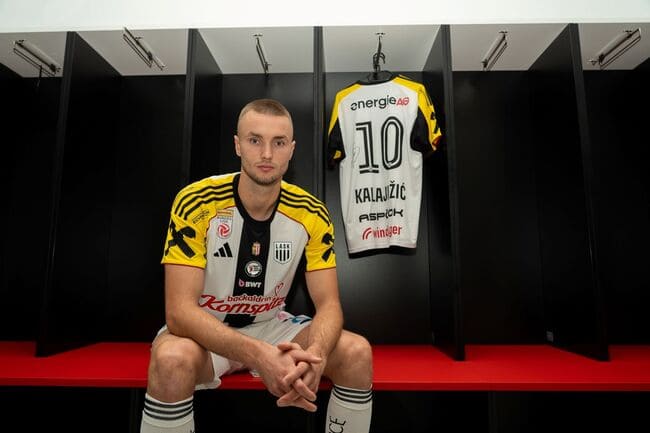 Sasa Kalajdzic im Trikot des LASK während der Leihe 2025/26